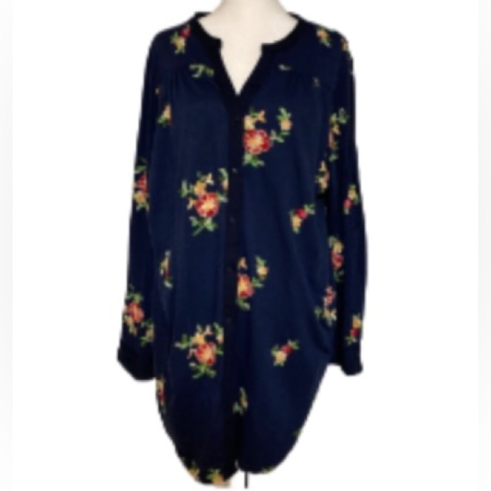 EUC Forgotten Grace Blouse Plus Size 1X
